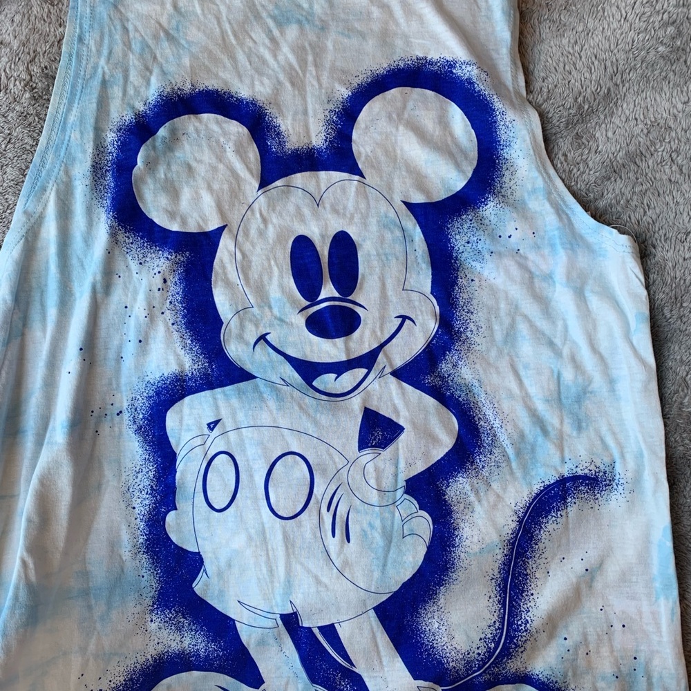 Blue Disney Mickey Mouse tank top